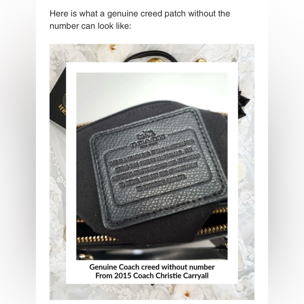Coach How To Read Your Creed Like this for reference - Picture 10 of 16